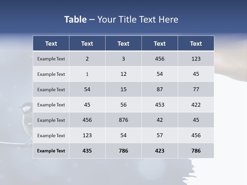 Bird Branch New Year PowerPoint Template
