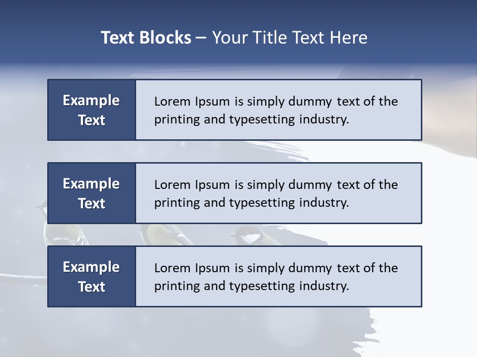 Bird Branch New Year PowerPoint Template