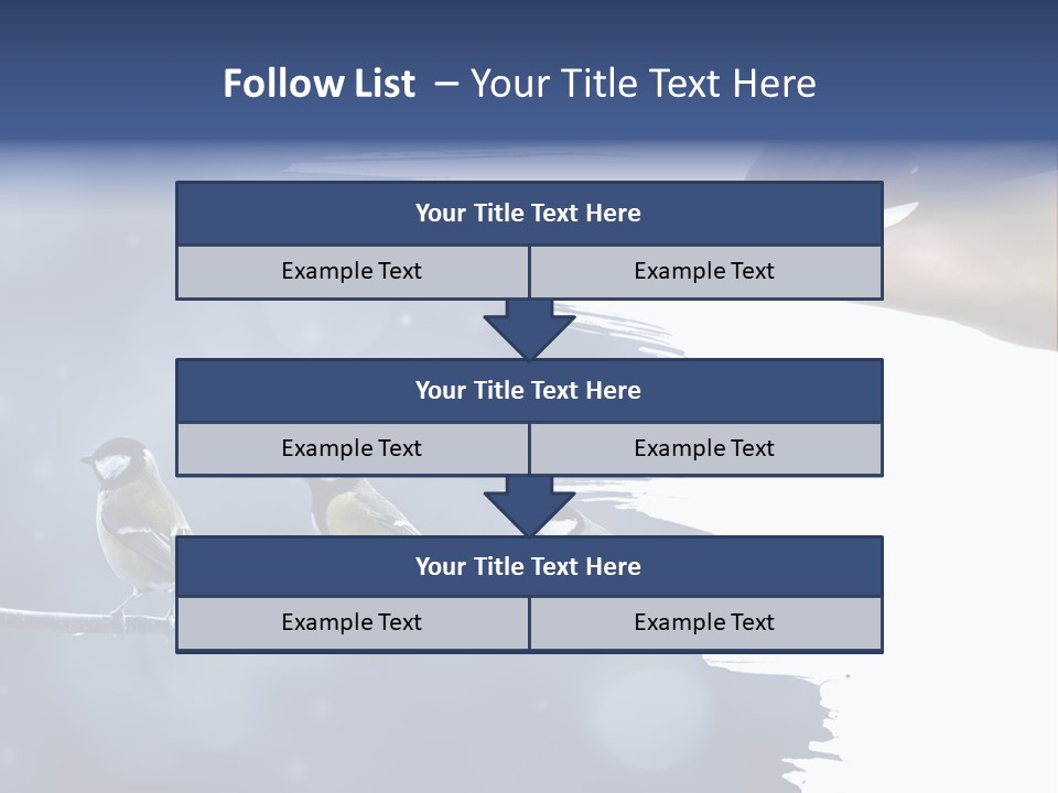 Bird Branch New Year PowerPoint Template