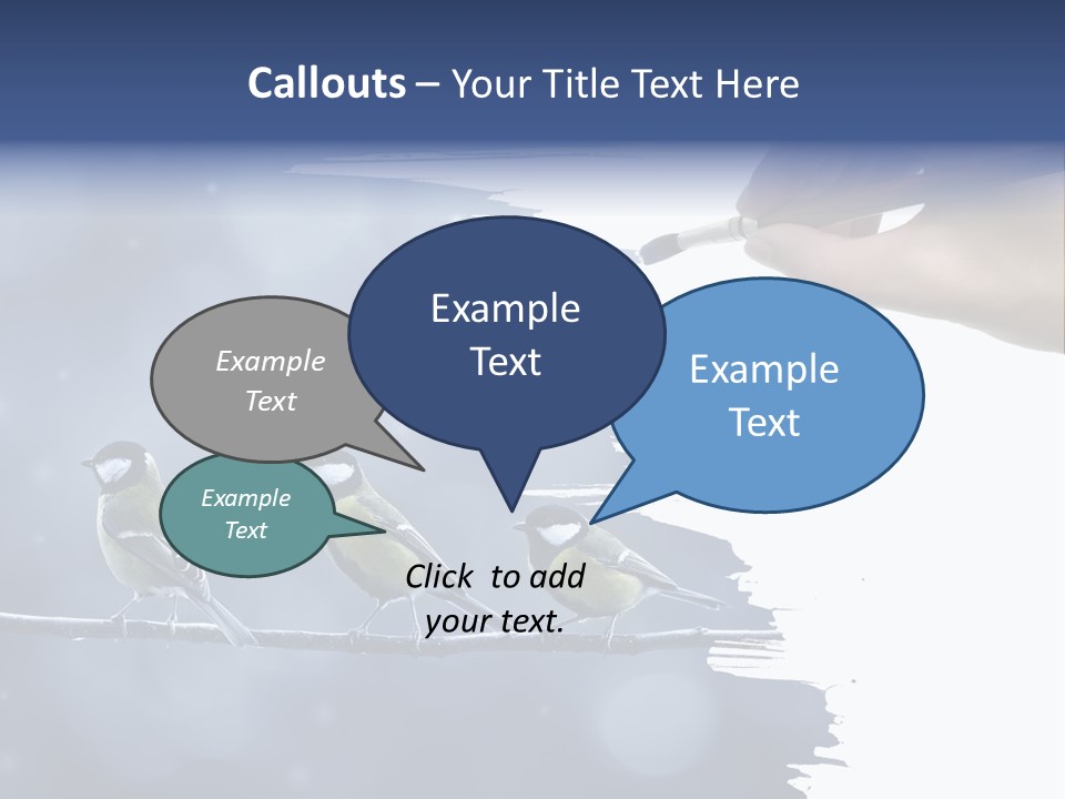 Bird Branch New Year PowerPoint Template