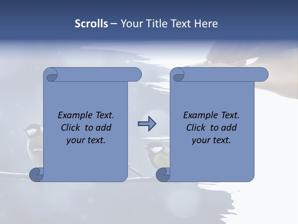 Bird Branch New Year PowerPoint Template