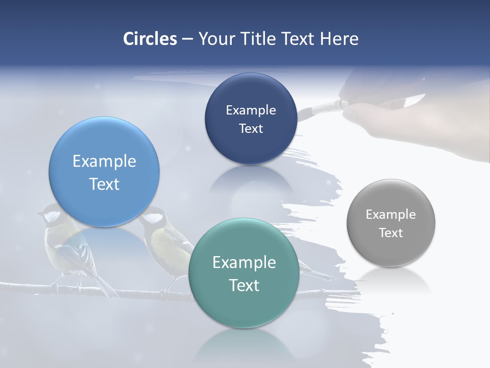 Bird Branch New Year PowerPoint Template