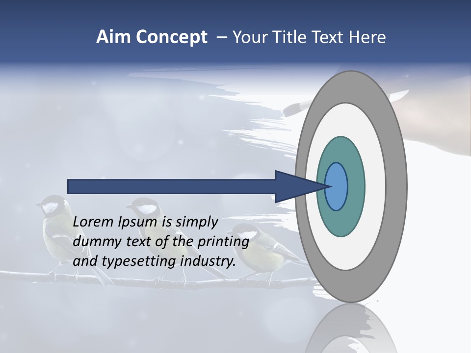 Bird Branch New Year PowerPoint Template