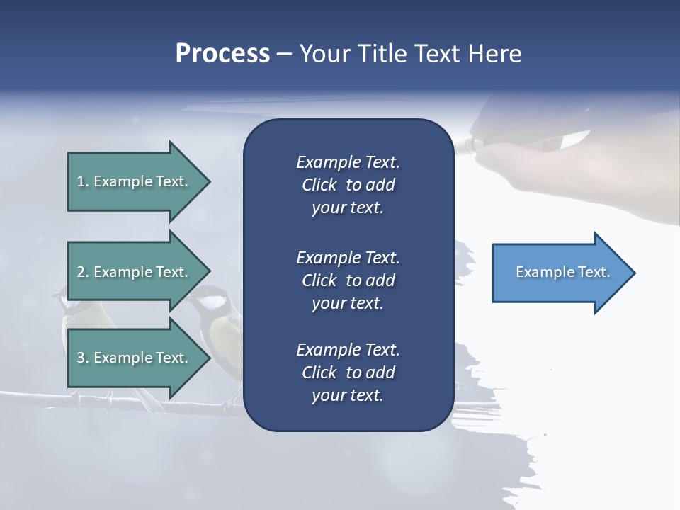 Bird Branch New Year PowerPoint Template