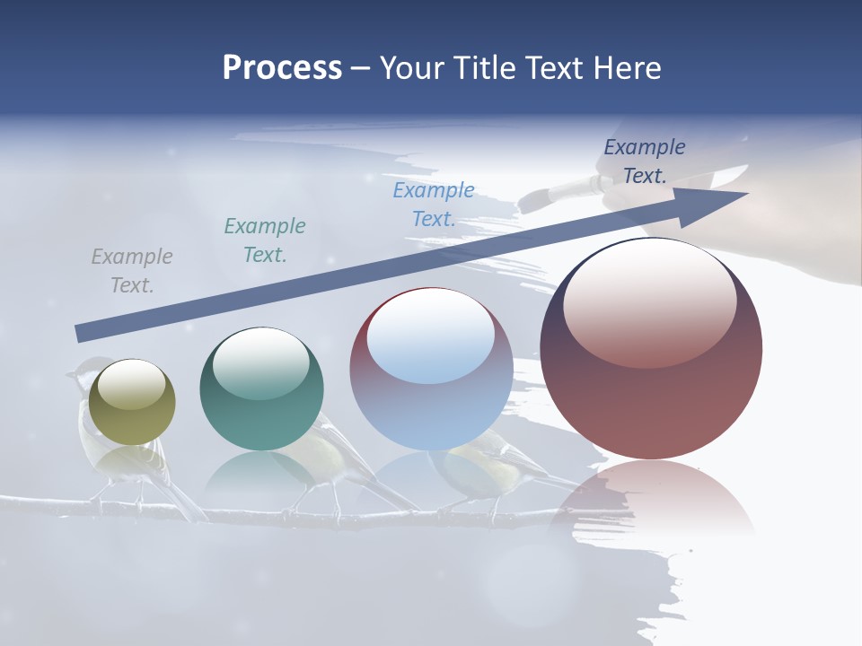 Bird Branch New Year PowerPoint Template