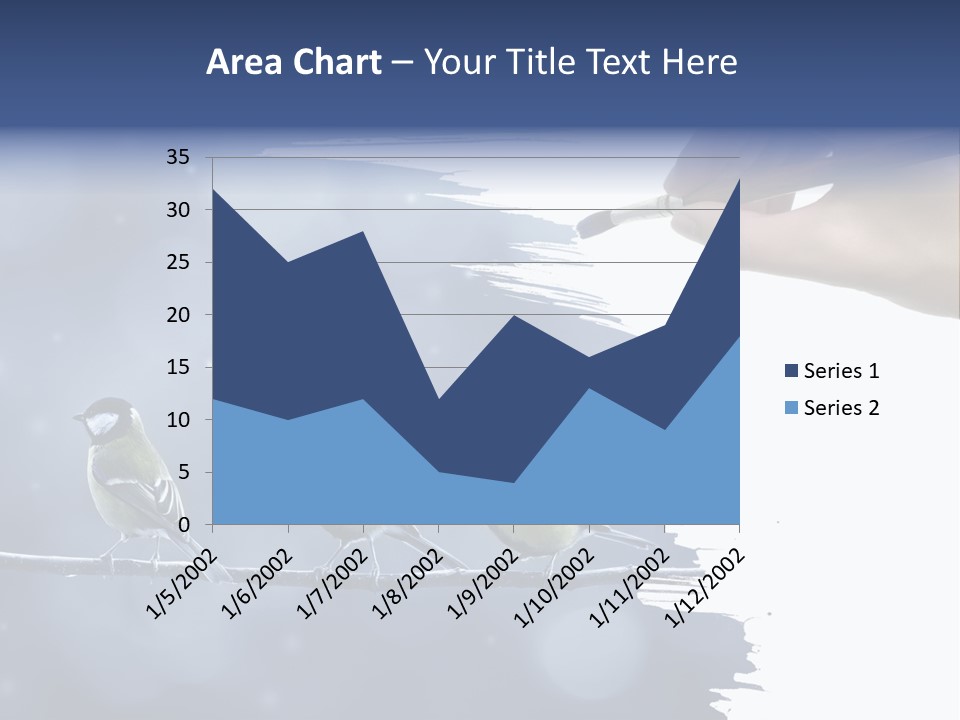 Bird Branch New Year PowerPoint Template