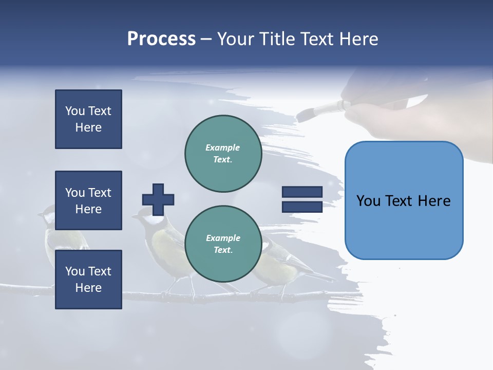 Bird Branch New Year PowerPoint Template