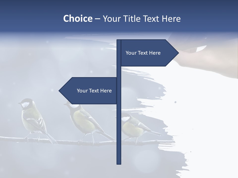 Bird Branch New Year PowerPoint Template