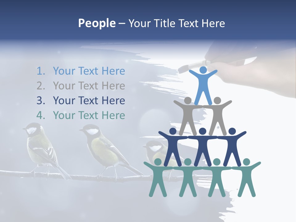 Bird Branch New Year PowerPoint Template