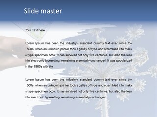 Dive Flipper Sport PowerPoint Template
