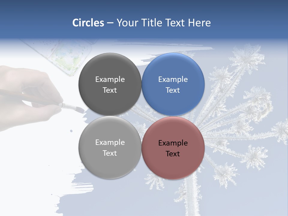 Dive Flipper Sport PowerPoint Template