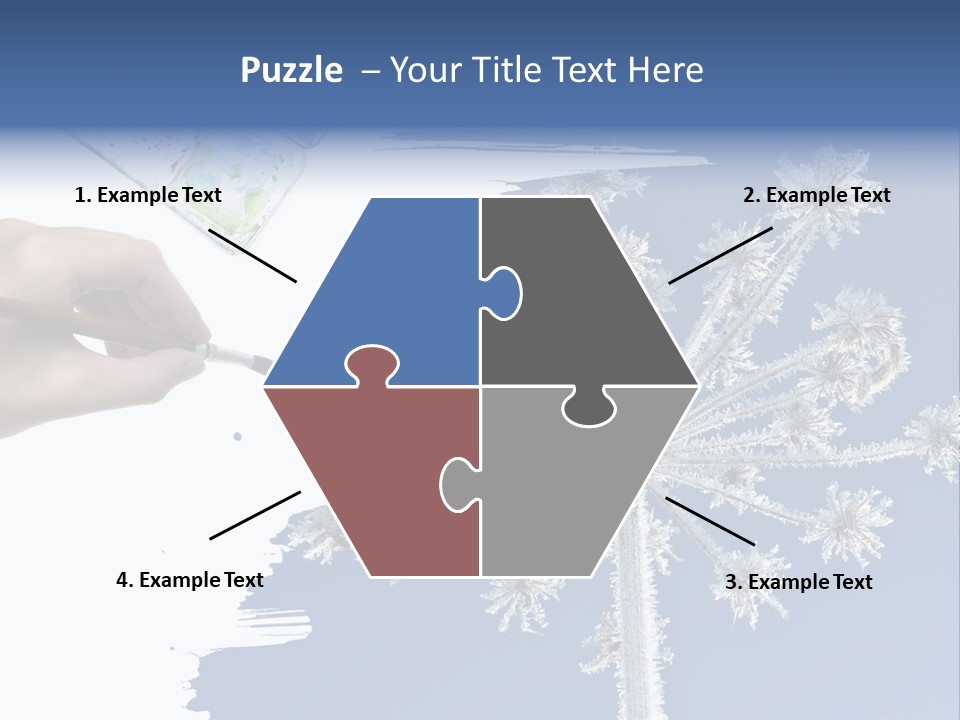 Dive Flipper Sport PowerPoint Template