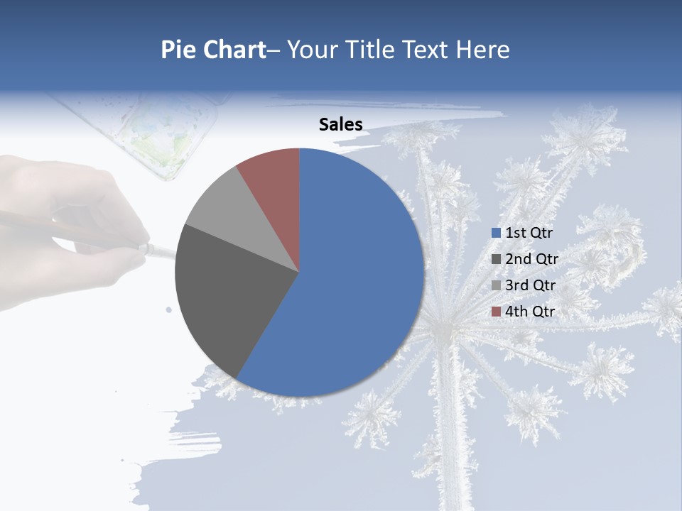 Dive Flipper Sport PowerPoint Template