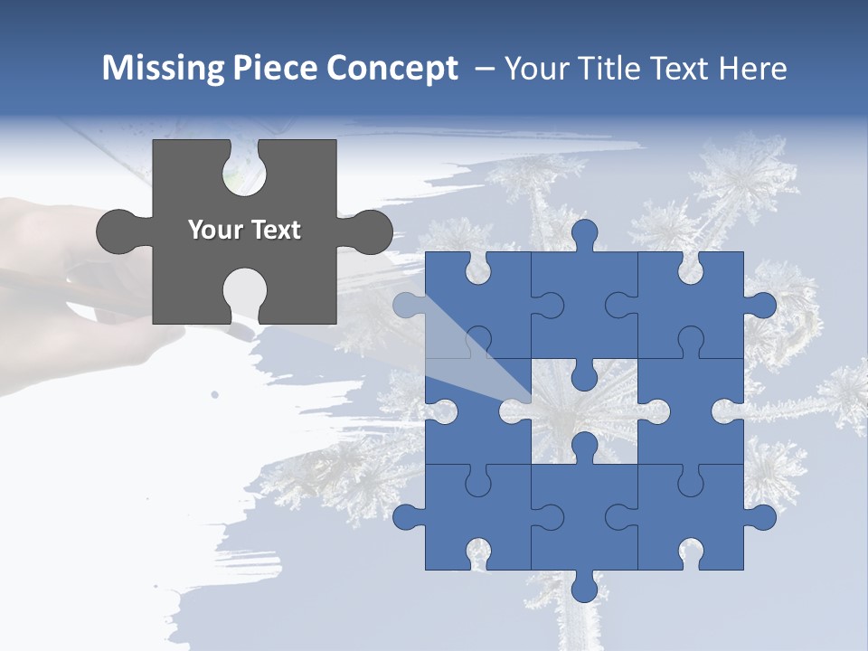 Dive Flipper Sport PowerPoint Template