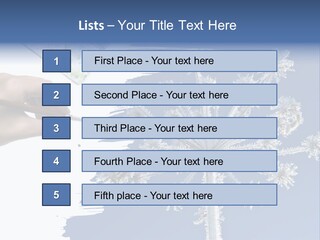 Dive Flipper Sport PowerPoint Template