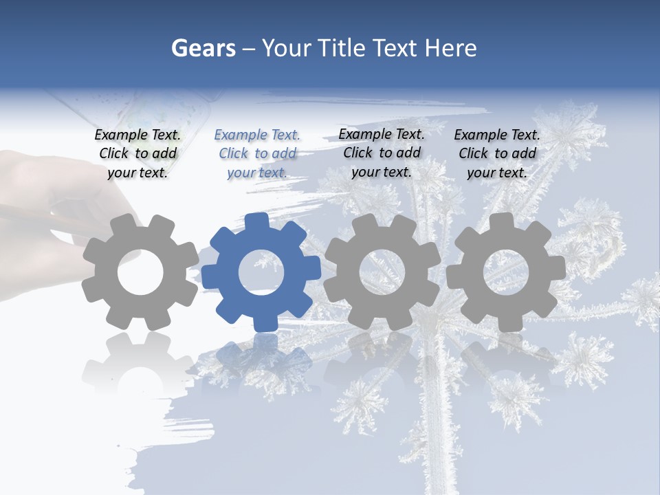 Dive Flipper Sport PowerPoint Template