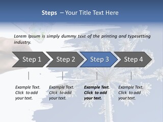 Dive Flipper Sport PowerPoint Template