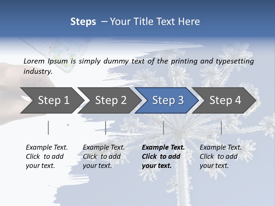 Dive Flipper Sport PowerPoint Template