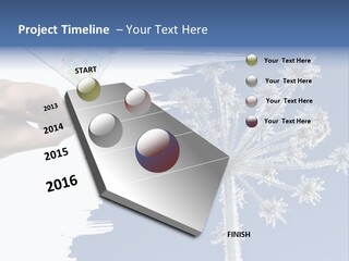 Dive Flipper Sport PowerPoint Template