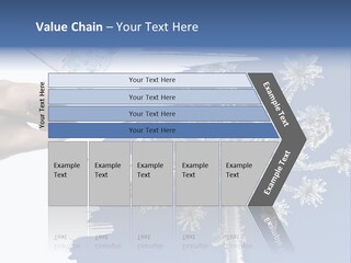 Dive Flipper Sport PowerPoint Template
