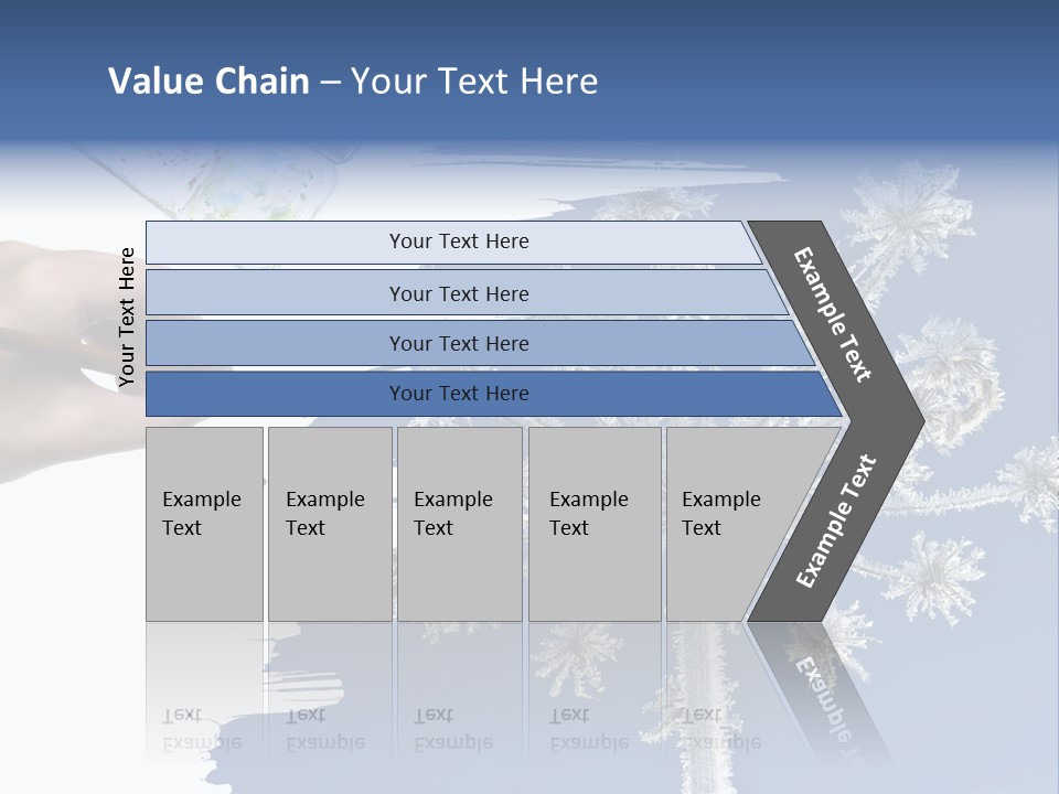 Dive Flipper Sport PowerPoint Template