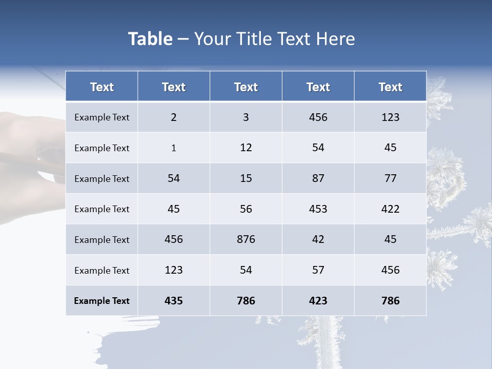 Dive Flipper Sport PowerPoint Template