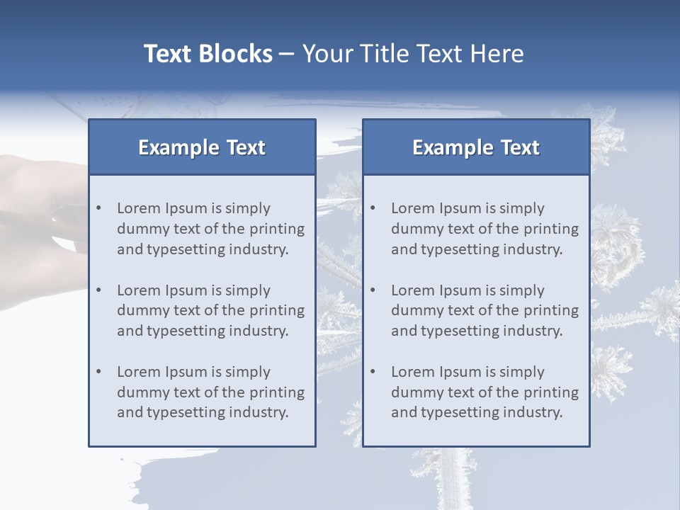 Dive Flipper Sport PowerPoint Template