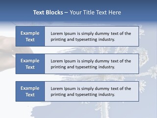 Dive Flipper Sport PowerPoint Template