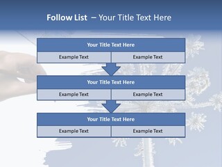 Dive Flipper Sport PowerPoint Template