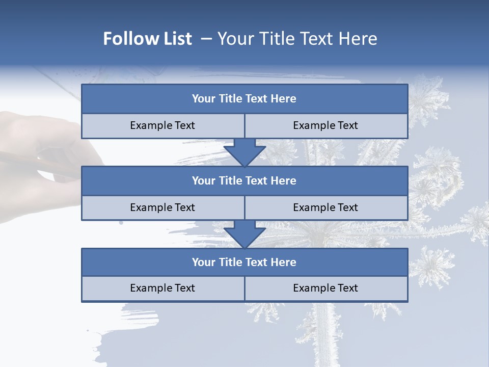 Dive Flipper Sport PowerPoint Template