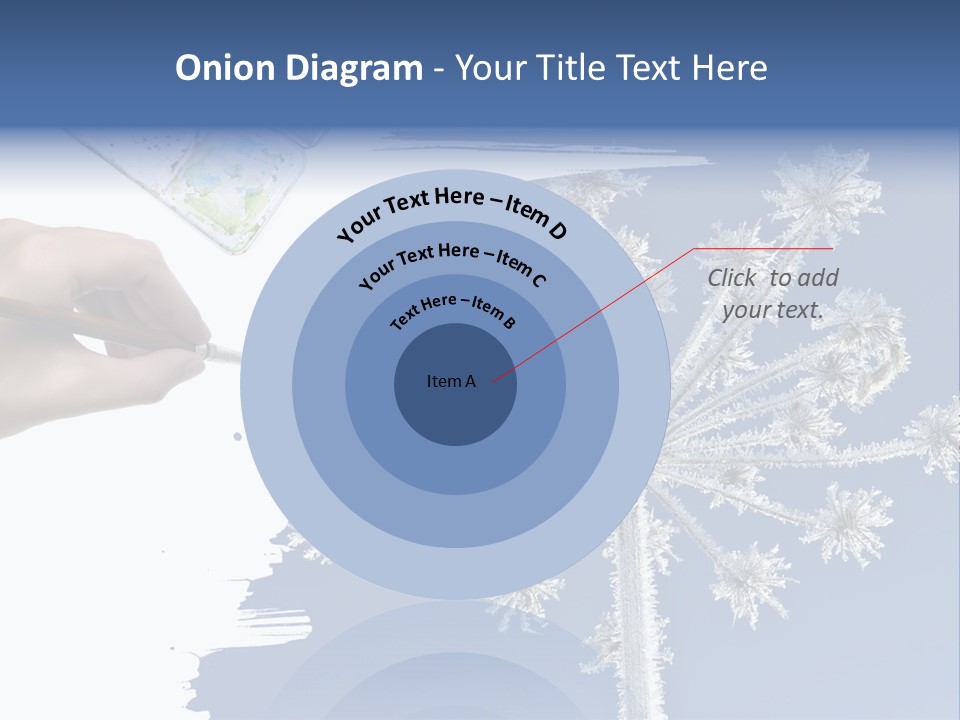 Dive Flipper Sport PowerPoint Template