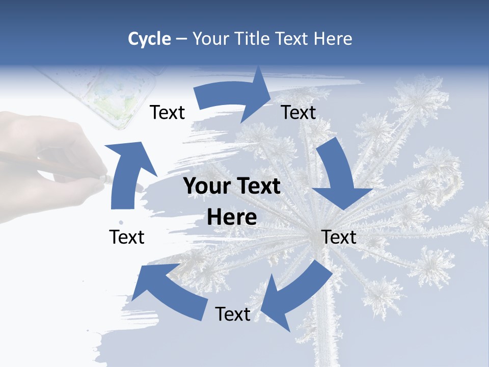 Dive Flipper Sport PowerPoint Template