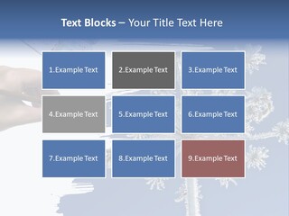 Dive Flipper Sport PowerPoint Template