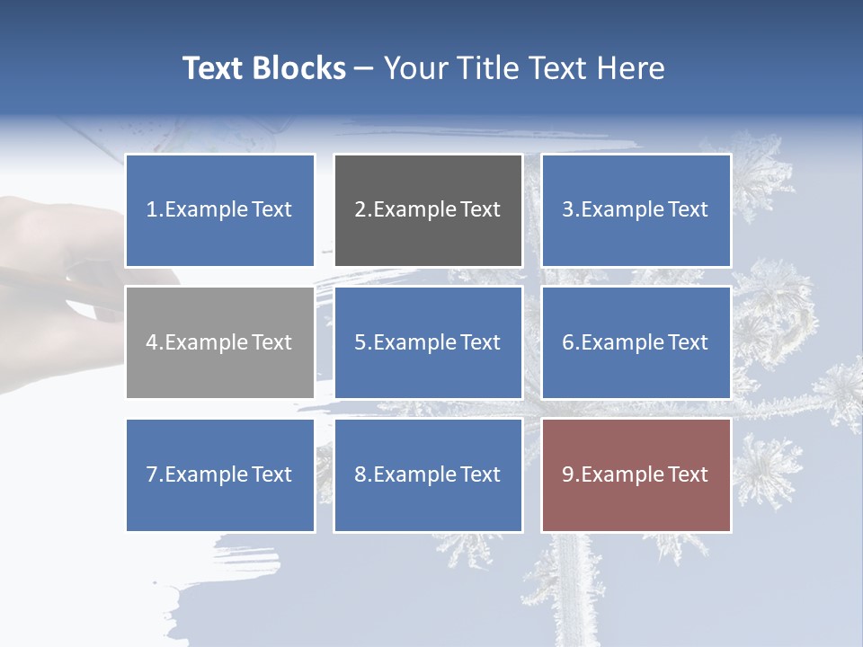 Dive Flipper Sport PowerPoint Template