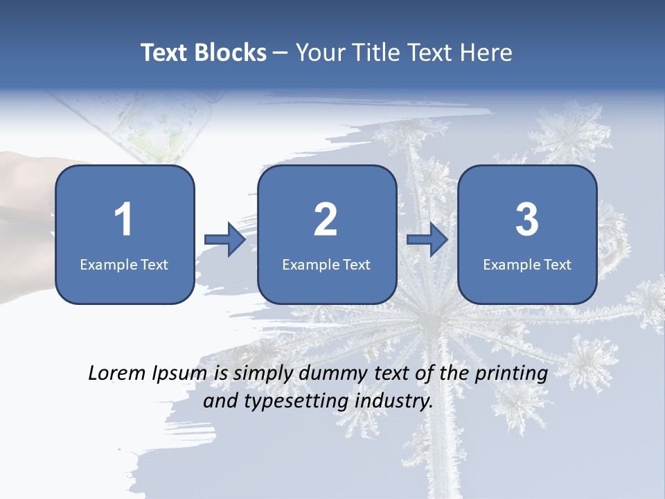 Dive Flipper Sport PowerPoint Template