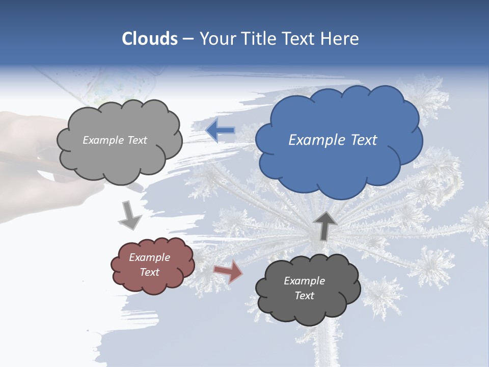 Dive Flipper Sport PowerPoint Template