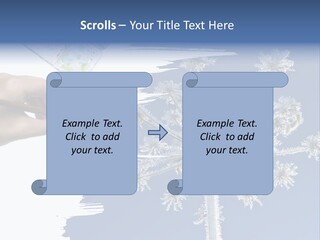 Dive Flipper Sport PowerPoint Template