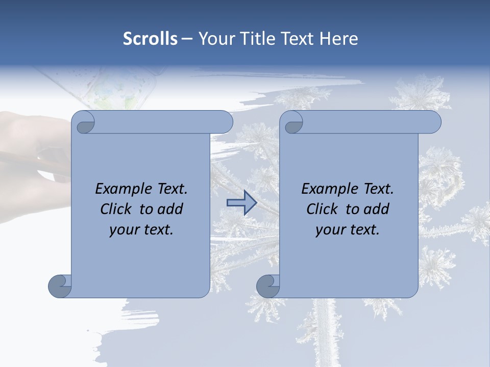 Dive Flipper Sport PowerPoint Template