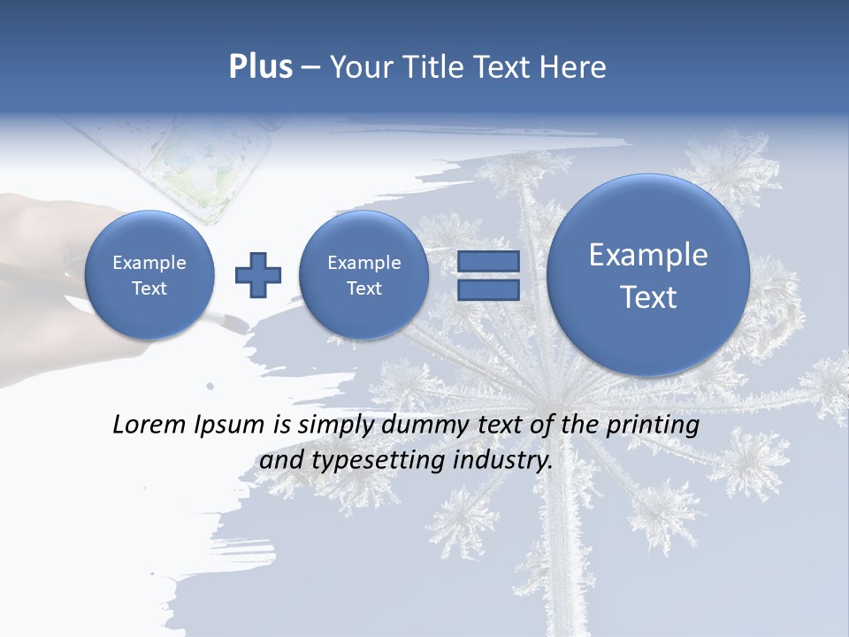Dive Flipper Sport PowerPoint Template