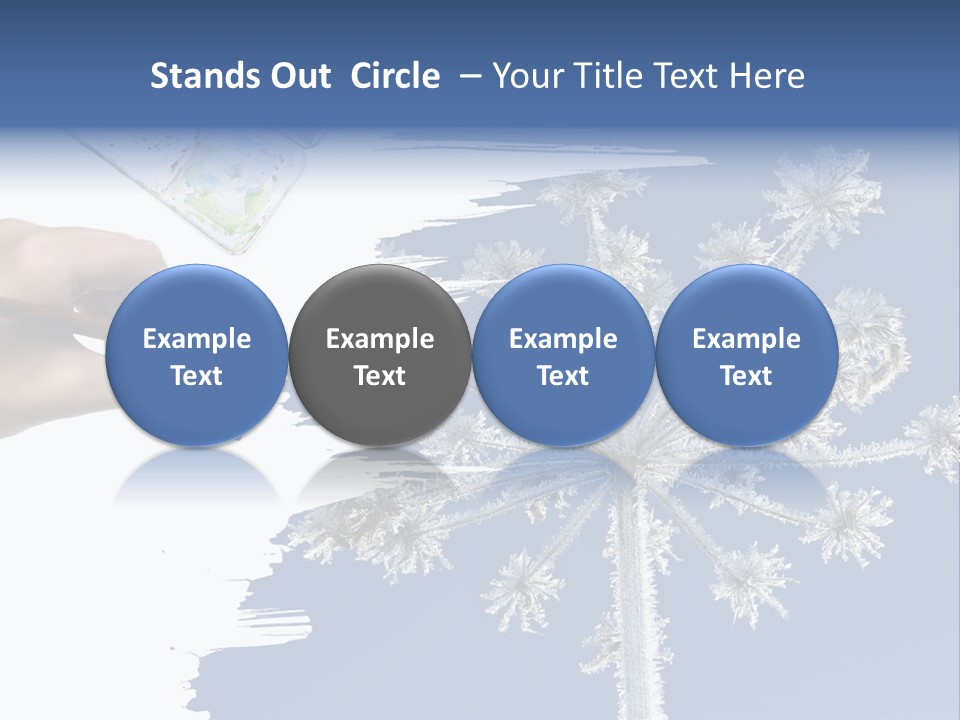 Dive Flipper Sport PowerPoint Template