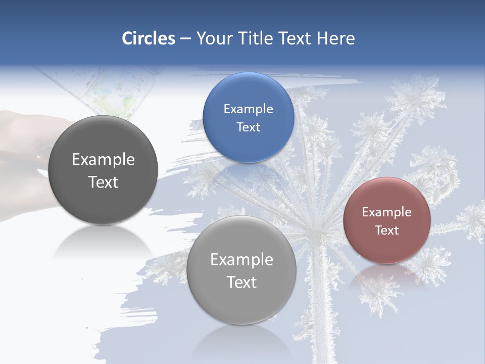 Dive Flipper Sport PowerPoint Template