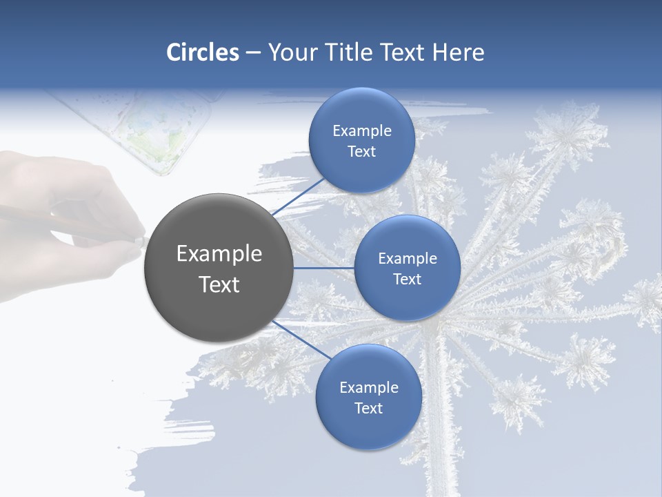 Dive Flipper Sport PowerPoint Template