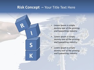 Dive Flipper Sport PowerPoint Template