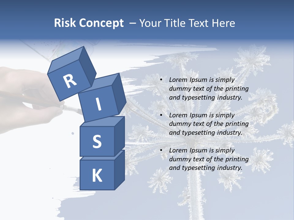 Dive Flipper Sport PowerPoint Template