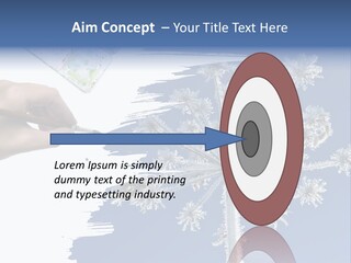 Dive Flipper Sport PowerPoint Template