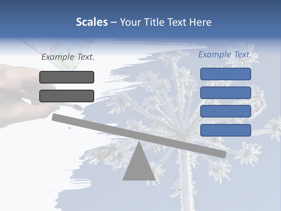 Dive Flipper Sport PowerPoint Template