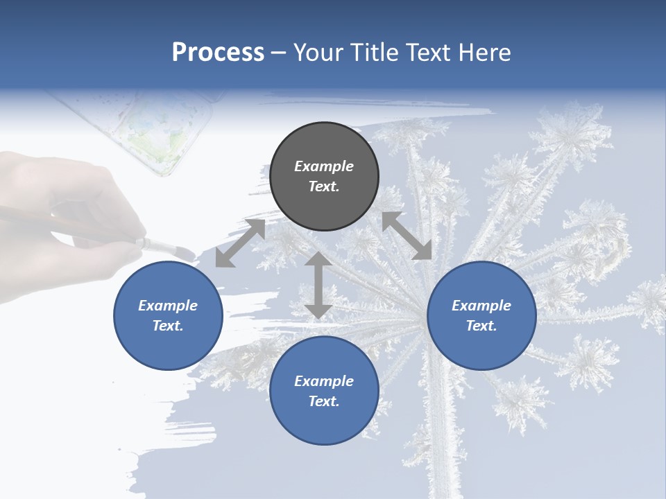 Dive Flipper Sport PowerPoint Template