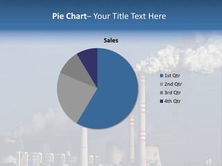 Exhaust Carbon Electricity PowerPoint Template