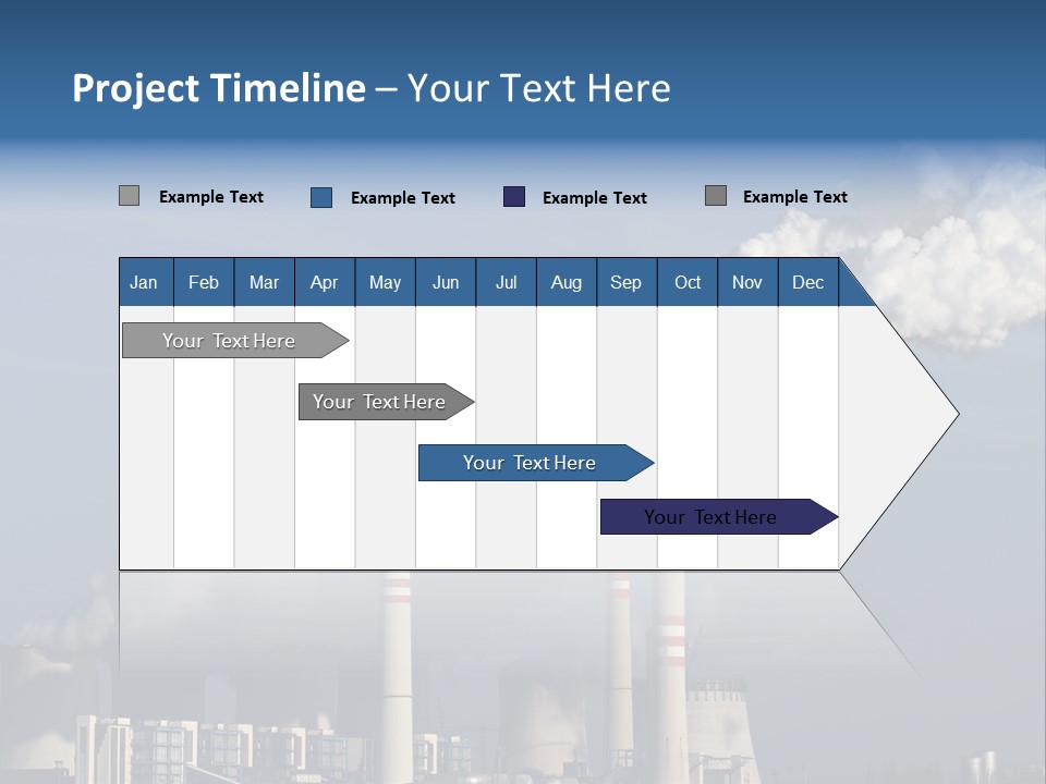 Exhaust Carbon Electricity PowerPoint Template