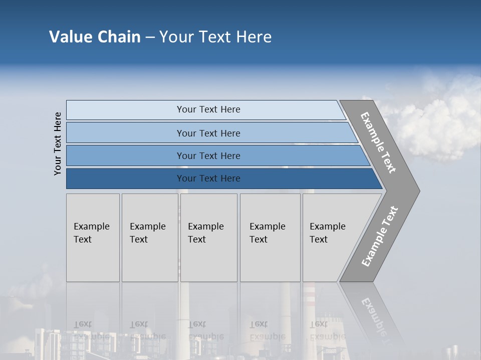 Exhaust Carbon Electricity PowerPoint Template